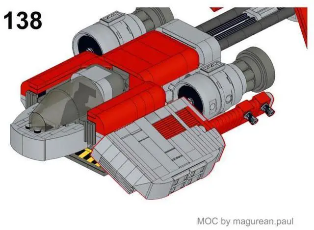 Alt view image 2 of 3 - ZITIANYOUBUILD Custom MOC-143595 Terran-Dropship Spaceship Model (684 Parts) Toys Gift