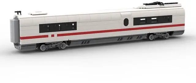 Alt view image 3 of 3 - ZITIANYOUBUILD Custom MOC-136042 DB BR 406 Series ICE 3 Bordrestaurant Locomotive 1203 Parts