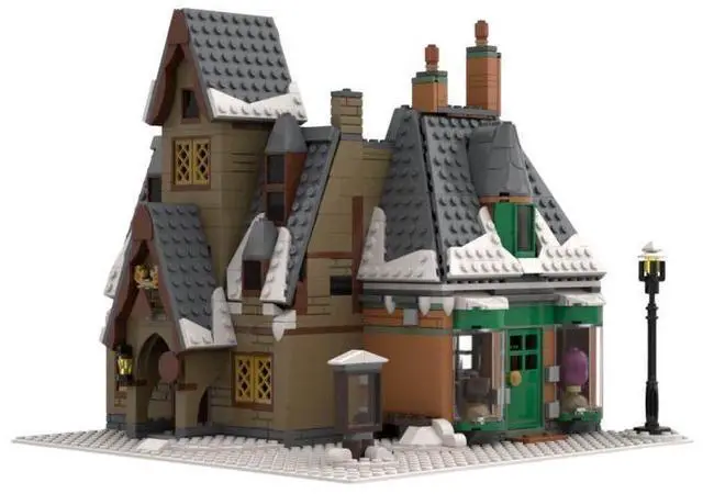 Main image of ZITIANYOUBUILD Custom MOC-158767 Winter Hut Modular Architectural Street Scene 1048 Parts