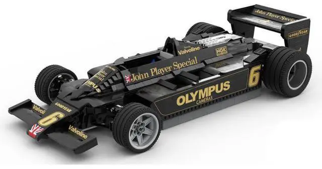 Alt view image 2 of 3 - ZITIANYOUBUILD Custom MOC-58335 1/8 Scale 79 Black Beauty 79 Race Car Blocks Set (1952 Parts)