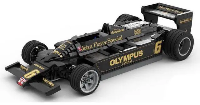 Alt view image 3 of 3 - ZITIANYOUBUILD Custom MOC-58335 1/8 Scale 79 Black Beauty 79 Race Car Blocks Set (1952 Parts)