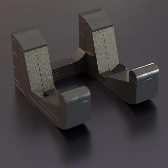 Alt view image 2 of 3 - ZITIANYOUBUILD Custom MOC-208861 Handheld Console Building Blocks Set (510 Parts/Purple)