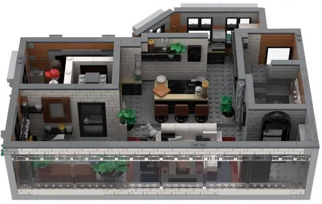 Alt view image 3 of 3 - ZITIANYOUBUILD Custom MOC-89341 Sit-Complex Queer Eye 1362+  Parts Toys Gift for Christmas
