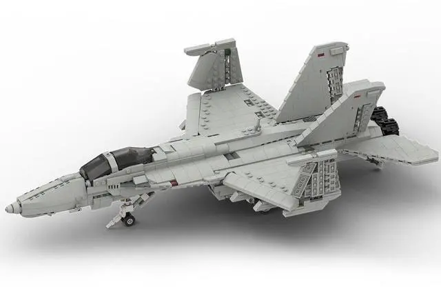 Main image of ZITIANYOUBUILD Custom MOC-119063 F/A-18E SUPER HORNET 1483 Parts Toys Gift for Christmas