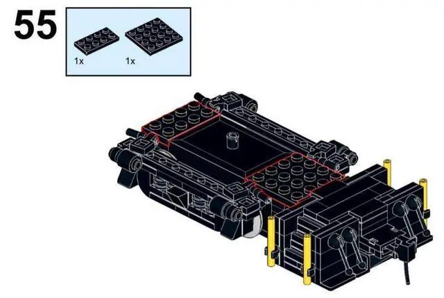 Alt view image 2 of 3 - ZITIANYOUBUILD Custom MOC-117004 RS-2-Erie 909 Large Train 1216 Parts Toys Gift for Christmas