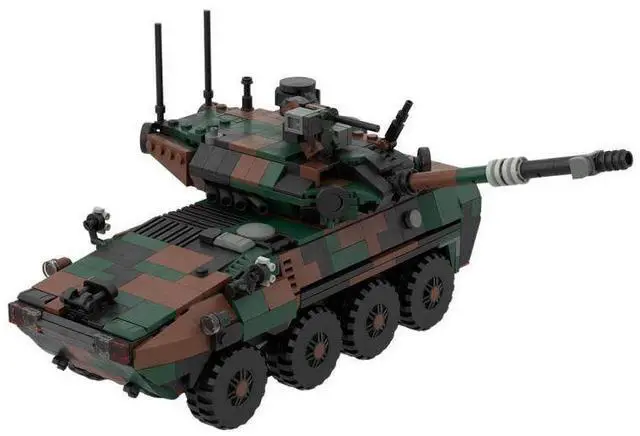 Alt view image 2 of 3 - ZITIANYOUBUILD Custom MOC-150786+MOC-146977 1/35 Scale Italian Armoured Vehicle Model 902 Parts