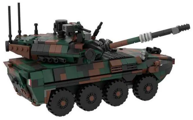 Alt view image 3 of 3 - ZITIANYOUBUILD Custom MOC-150786+MOC-146977 1/35 Scale Italian Armoured Vehicle Model 902 Parts
