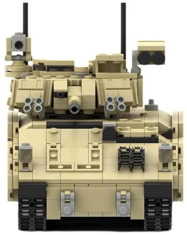 Alt view image 3 of 3 - ZITIANYOUBUILD Custom MOC-172441 M2 BRADLEY AFV US Military Infantry Fighting Vehicle 1154 Parts