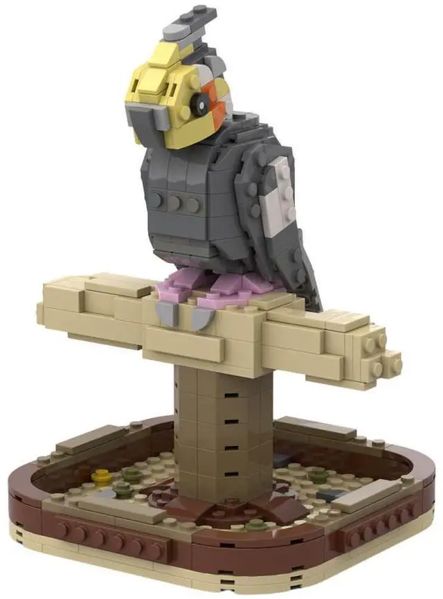 Alt view image 2 of 3 - ZITIANYOUBUILD Custom MOC-124853 Parrot Animal Model Building Blocks Set 392 Parts Kids Gift