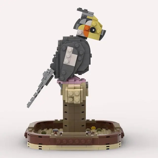 Alt view image 3 of 3 - ZITIANYOUBUILD Custom MOC-124853 Parrot Animal Model Building Blocks Set 392 Parts Kids Gift