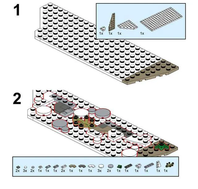 Alt view image 3 of 3 - ZITIANYOUBUILD Custom MOC-96363 Medieval Gate Ruins 89 Parts Building Toys Gift for Christmas