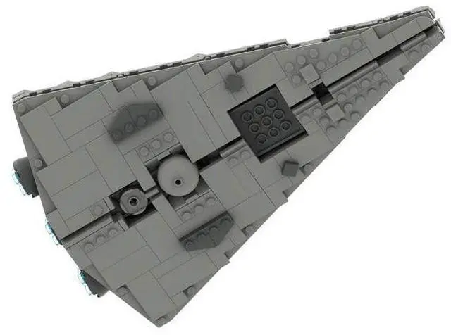 Alt view image 2 of 3 - ZITIANYOUBUILD Custom MOC-1513988 Sci-Fi Future Imperial Star Destroyer Model(604PCS)
