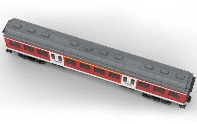 Alt view image 2 of 3 - ZITIANYOUBUILD Custom MOC-71043 6wide DB Regio Passenger Car 1st/2nd class 571 Parts