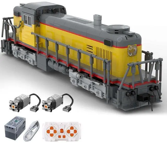 Main image of ZITIANYOUBUILD Custom MOC-117021 RSC-2 Union Pacific Train 1283 Parts Toys Gift for Christmas