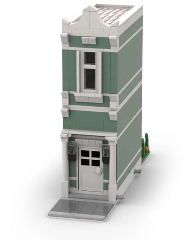 Alt view image 2 of 2 - ZITIANYOUBUILD Custom MOC-78212 Modular Housing Model 484 Parts Toys Gift for Christmas
