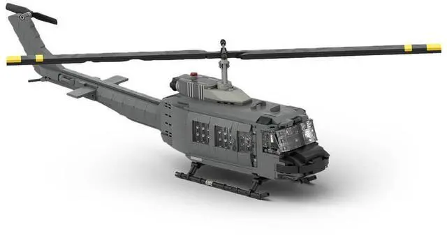 Main image of ZITIANYOUBUILD Custom MOC-74181 Bell UH-1 Iroquois  HUEY 988 Parts Toys Gift for Christmas