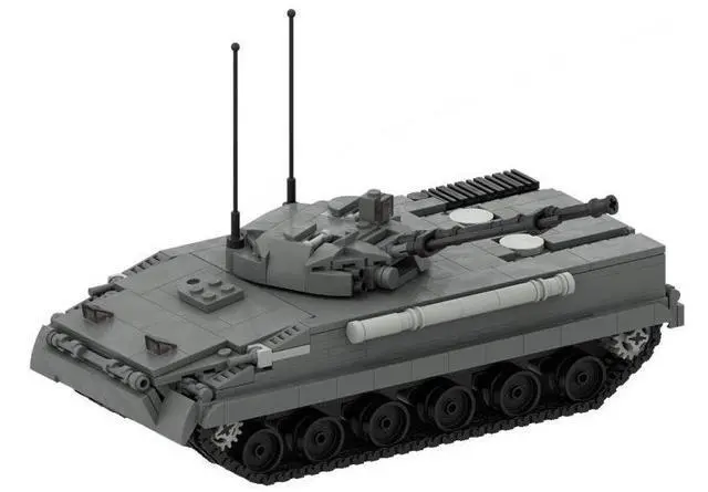 Alt view image 3 of 3 - ZITIANYOUBUILD Custom MOC-117366 BMP-3 IFV 994 Parts Toys Gift for Christmas