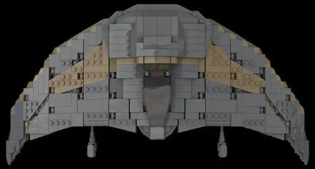 Main image of ZITIANYOUBUILD Custom MOC-126538 Goauld Death Glider Sci-fi Battleship Model  645 Parts