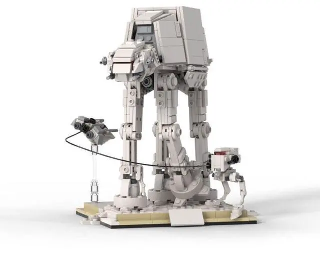 Alt view image 2 of 3 - ZITIANYOUBUILD Custom MOC-84723 Walker Attack 3D Sci-fi Interstellar War Scene Model 821 Parts