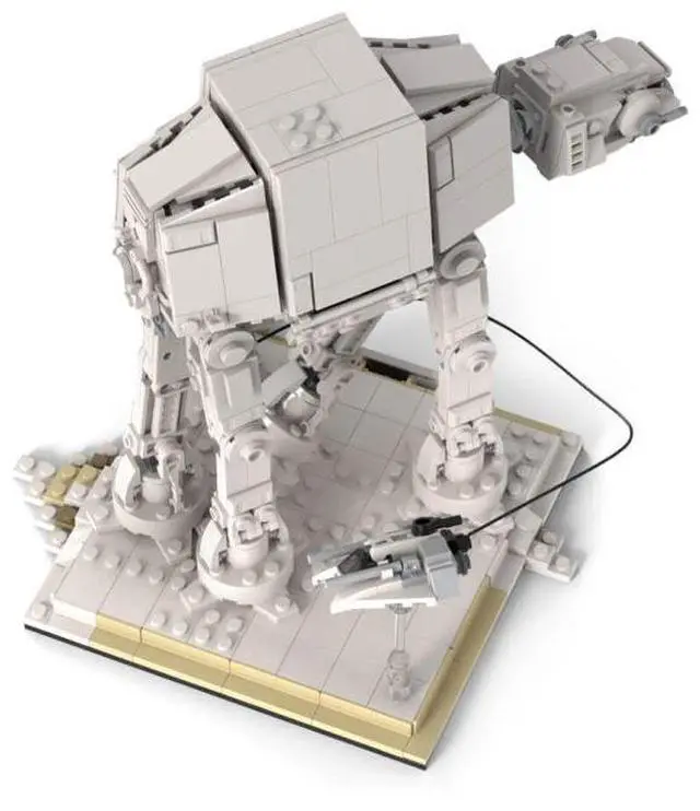 Alt view image 3 of 3 - ZITIANYOUBUILD Custom MOC-84723 Walker Attack 3D Sci-fi Interstellar War Scene Model 821 Parts