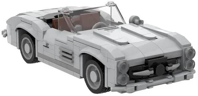 Main image of ZITIANYOUBUILD Custom MOC-119246 Roadster Car Model 328 Parts Toys Gift for Christmas