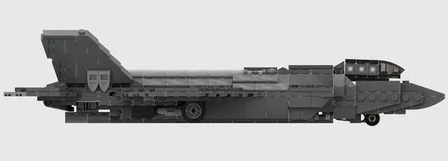 Alt view image 3 of 3 - ZITIANYOUBUILD Custom MOC-53321 1/50 Scale F-35 Lightning II 550 Parts Toys Gift for Christmas