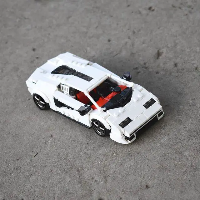 Alt view image 2 of 3 - ZITIANYOUBUILD Custom MOC-121353 Super Sports Car Model 465 Parts Toys Gift for Christmas