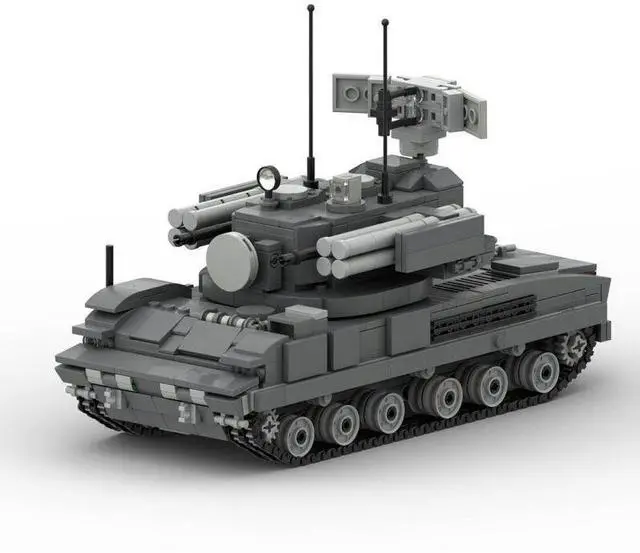 Main image of ZITIANYOUBUILD Custom MOC-62417 Tunguska SPAAG 1263 Parts Toys Gift for Christmas
