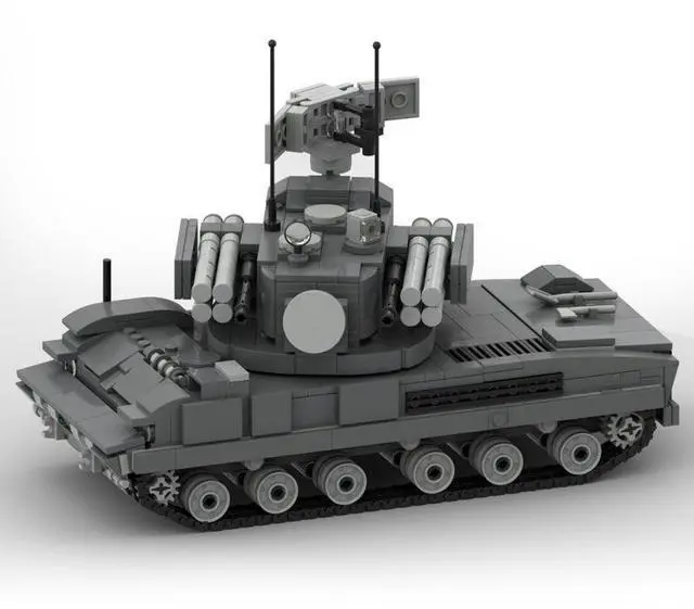 Alt view image 3 of 3 - ZITIANYOUBUILD Custom MOC-62417 Tunguska SPAAG 1263 Parts Toys Gift for Christmas