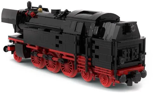 Alt view image 2 of 3 - ZITIANYOUBUILD Custom MOC-107306 DB-Baureihe Class 66 Steam Locomotive 906 Parts for Christmas