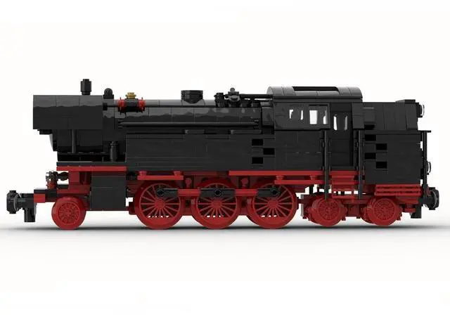 Alt view image 3 of 3 - ZITIANYOUBUILD Custom MOC-107306 DB-Baureihe Class 66 Steam Locomotive 906 Parts for Christmas
