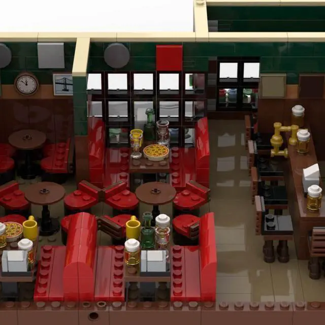 Alt view image 3 of 3 - ZITIANYOUBUILD Custom MOC-92501 Originally Licensed SitComplex  MacLarens Pub 1588 Parts