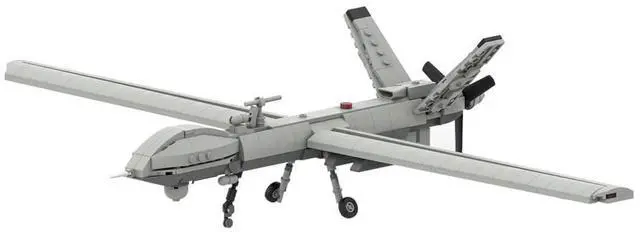 Alt view image 2 of 3 - ZITIANYOUBUILD Custom MOC-101708 MQ-9 Reaper UAV Model 633 Parts Toys Gift for Christmas