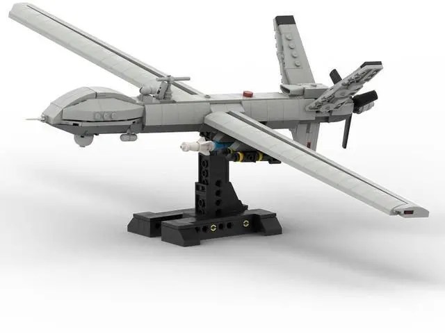 Main image of ZITIANYOUBUILD Custom MOC-101708 MQ-9 Reaper UAV Model 633 Parts Toys Gift for Christmas