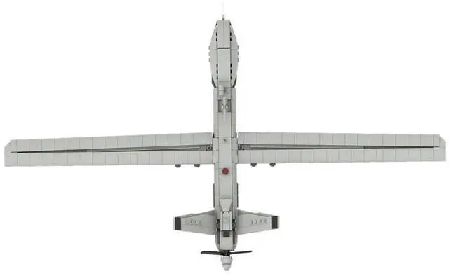 Alt view image 3 of 3 - ZITIANYOUBUILD Custom MOC-101708 MQ-9 Reaper UAV Model 633 Parts Toys Gift for Christmas