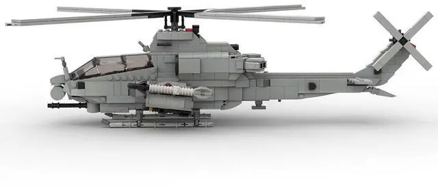 Alt view image 3 of 3 - ZITIANYOUBUILD Custom MOC-93584 Bell AH-1Z Viper 975 Parts Toys Gift for Christmas