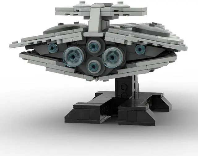 Alt view image 3 of 3 - ZITIANYOUBUILD Custom MOC-94660 Interdictor Heavy Cruiser 478 Parts Kids Gift for Christmas