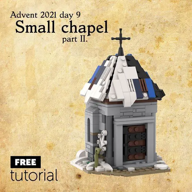 Alt view image 2 of 3 - ZITIANYOUBUILD Custom MOC-96290 Medieval Chapel 344 Parts Building Toys Gift for Christmas