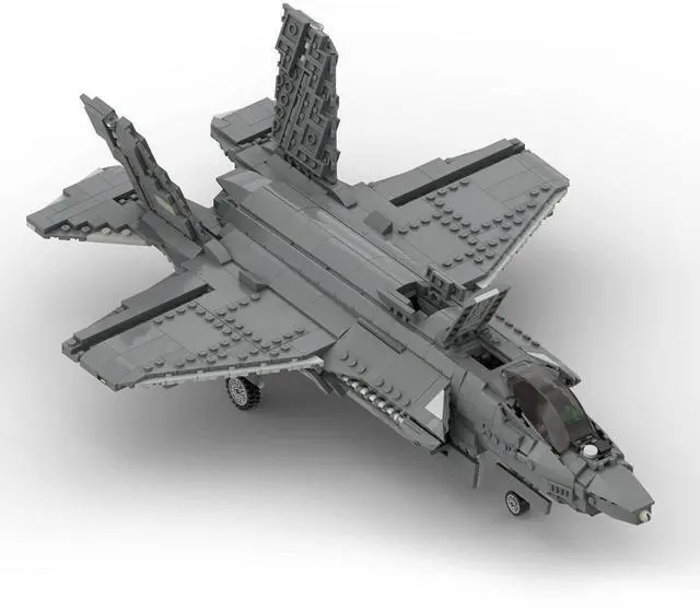Main image of ZITIANYOUBUILD Custom MOC-59318 Lockheed Martin F-35 B Military Model 1671 Parts for Christmas