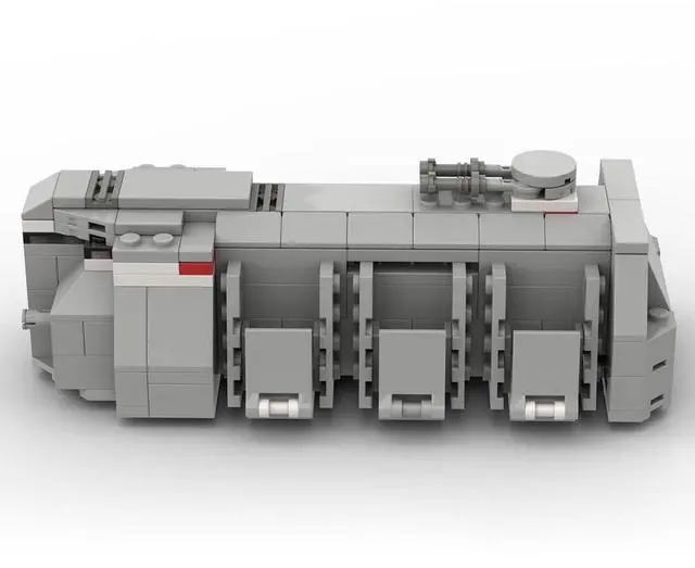 Alt view image 2 of 3 - ZITIANYOUBUILD Custom MOC-104342 Imperial-Troop-Transport Technology Warship 210 Parts