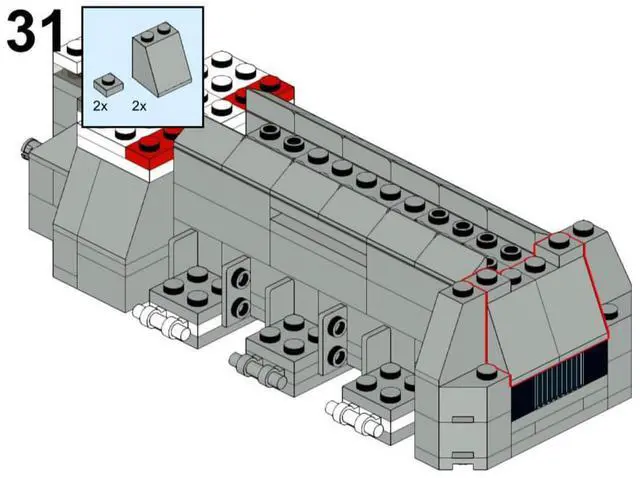 Alt view image 3 of 3 - ZITIANYOUBUILD Custom MOC-104342 Imperial-Troop-Transport Technology Warship 210 Parts