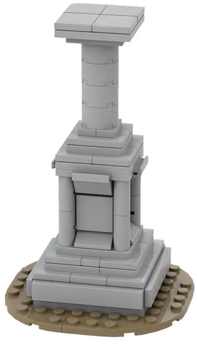 Main image of ZITIANYOUBUILD Custom MOC-78751 Medieval Knight Statue 118 Parts Toys Gift for Christmas