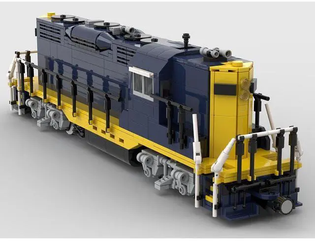 Alt view image 2 of 3 - ZITIANYOUBUILD Custom MOC-79701 Santa Fe GP9 Train 1332 Parts Gift for Christmas