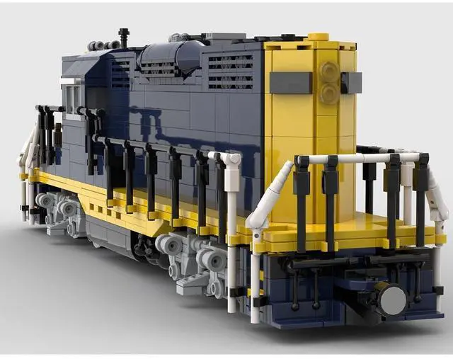 Alt view image 3 of 3 - ZITIANYOUBUILD Custom MOC-79701 Santa Fe GP9 Train 1332 Parts Gift for Christmas