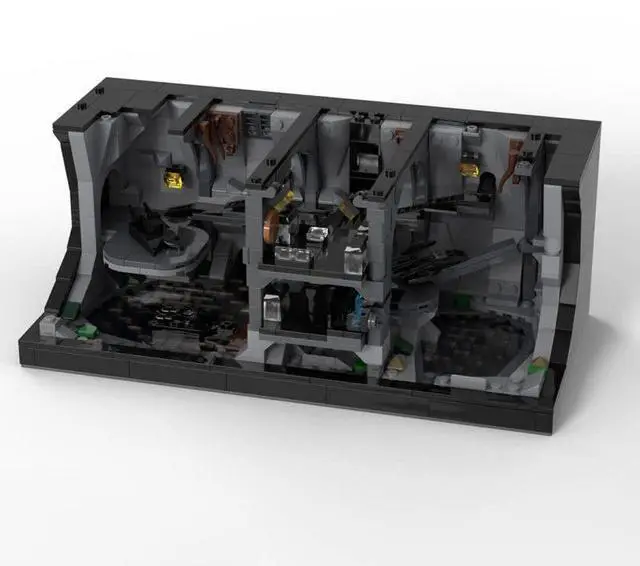 Alt view image 6 of 7 - ZITIANYOUBUILD Custom MOC-190650 Gothic Manor and Hidden Base Building Blocks (1613PCS)