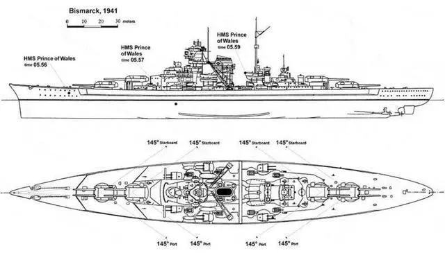 Alt view image 7 of 7 - ZITIANYOUBUILD Custom MOC-183933 1/200 Scale WWII German Bismarck Large Battleship(5170PCS)