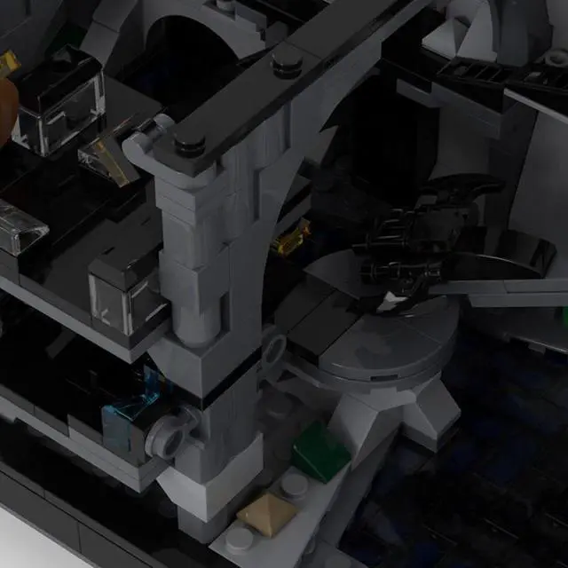 Alt view image 7 of 7 - ZITIANYOUBUILD Custom MOC-190650 Gothic Manor and Hidden Base Building Blocks (1613PCS)