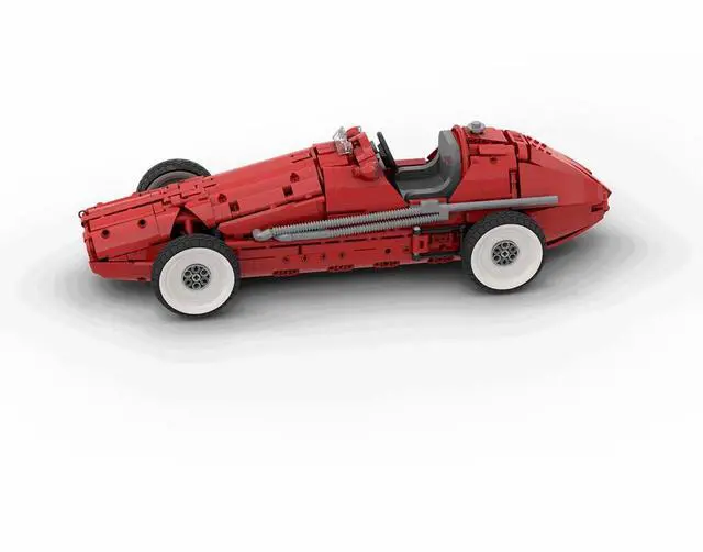 Alt view image 4 of 7 - ZITIANYOUBUILD Custom MOC-206365 1/8 Scale Racing Car 500 Building Blocks (1775PCS) Toys Gift