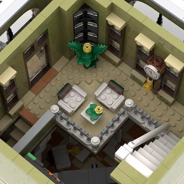 Alt view image 4 of 5 - ZITIANYOUBUILD Custom MOC-176289 Jazz Cafe Street Scene Building Blocks Set (3098PCS) Toys Gift