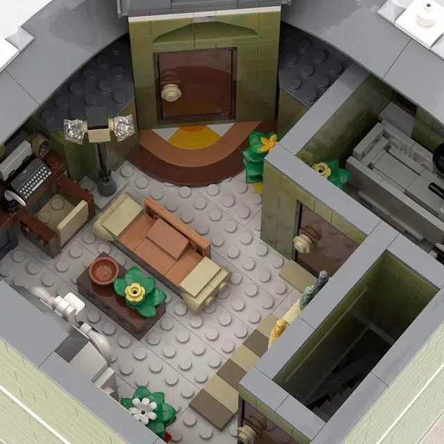 Alt view image 3 of 5 - ZITIANYOUBUILD Custom MOC-176289 Jazz Cafe Street Scene Building Blocks Set (3098PCS) Toys Gift